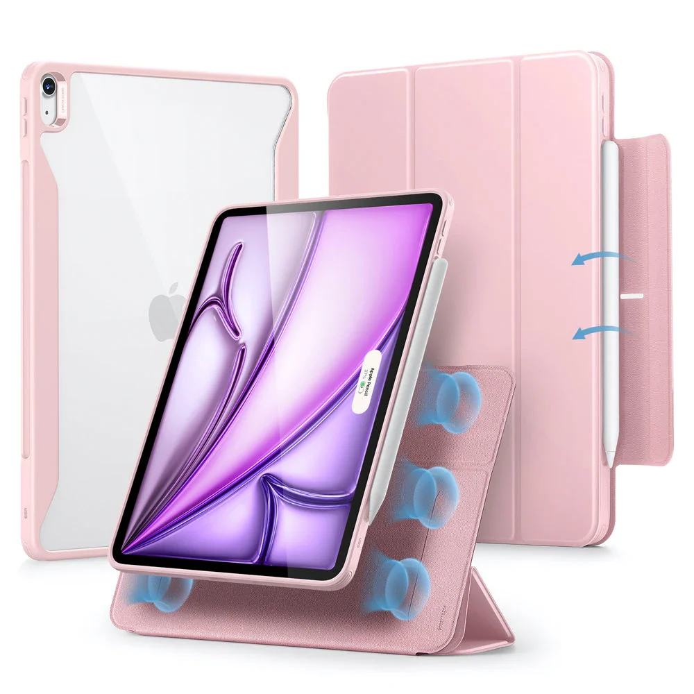 iPad Air 13" (M4) 2026 Rebound Hybrid Case 360 - Pink