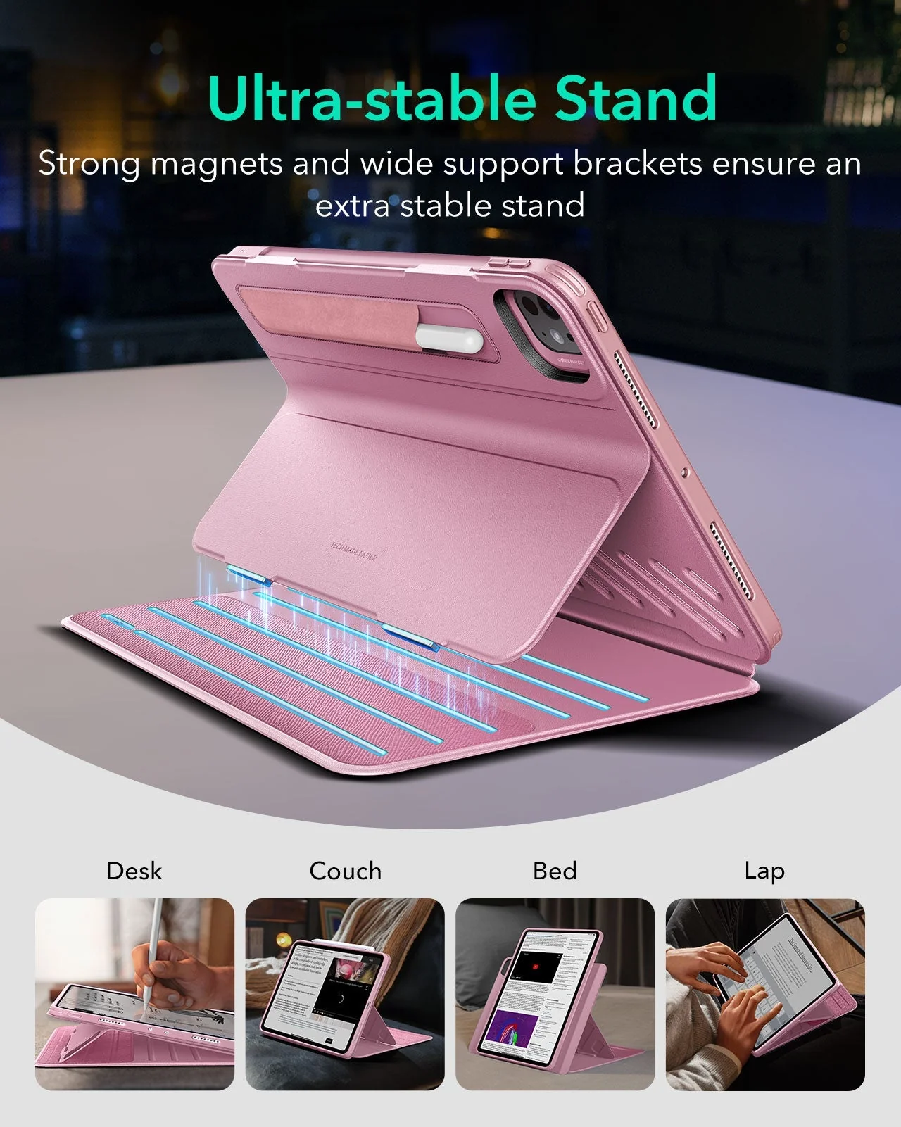 iPad Pro 13ʺ (2025) Shift Magnetic Case- Pink - Image 4