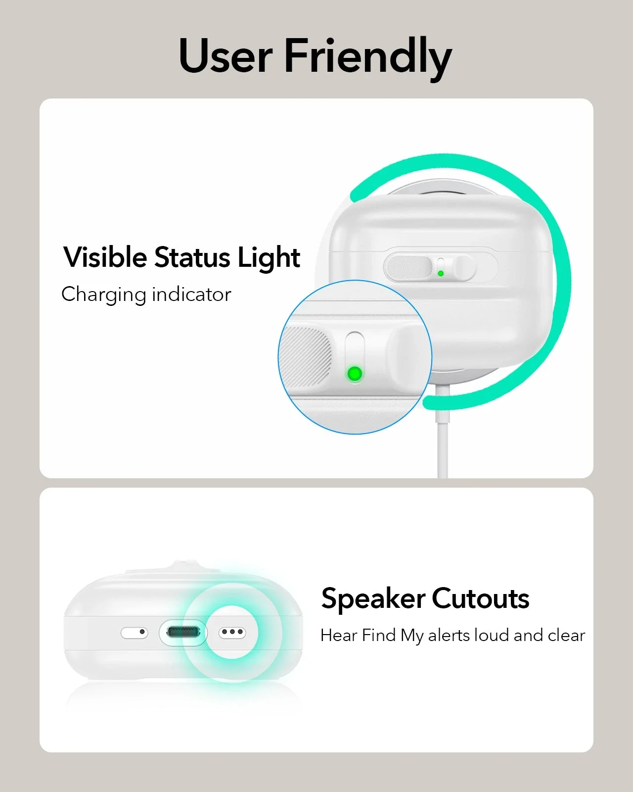 AirPods Pro 3 Pulse FlickLock Magnetic Case - White - Image 8
