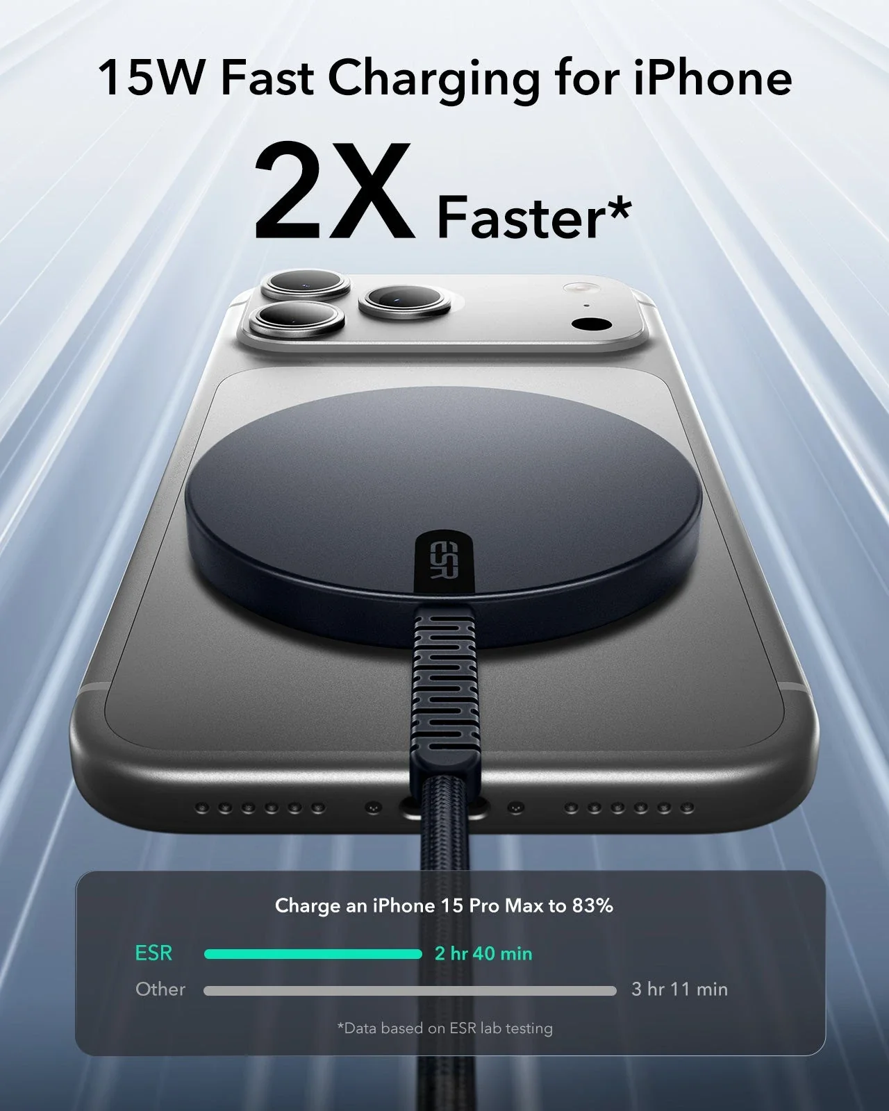 Magnetic Charging Pad (15W)- Black - 1 Set - Image 6