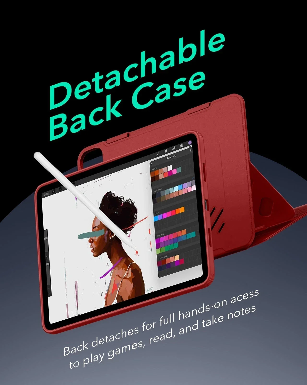 iPad Pro 13ʺ (2025) Shift Magnetic Case - Red - Image 6