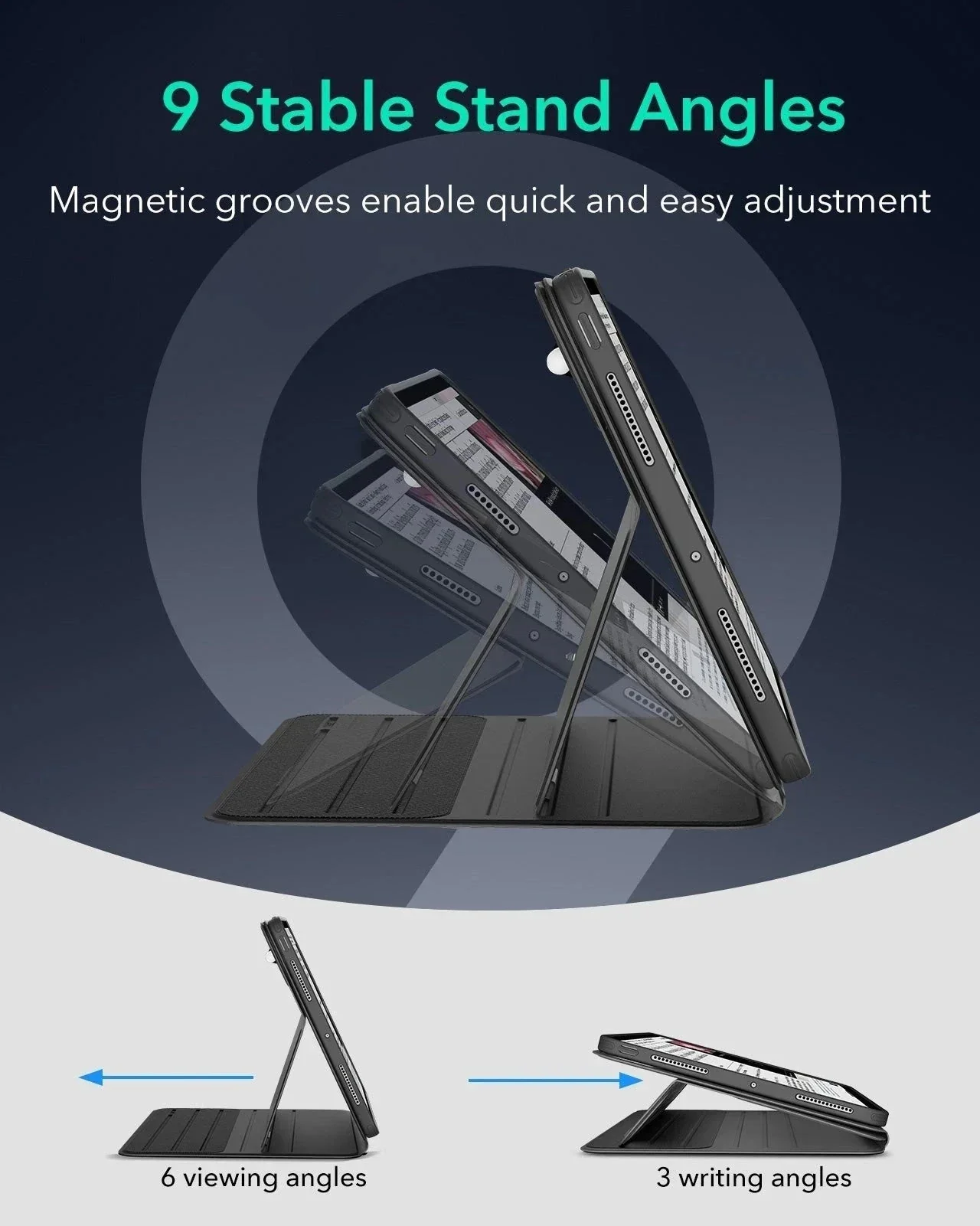 iPad Pro 13″ (2024) Shift Magnetic Case with Pencil Bundle - Black - Image 9