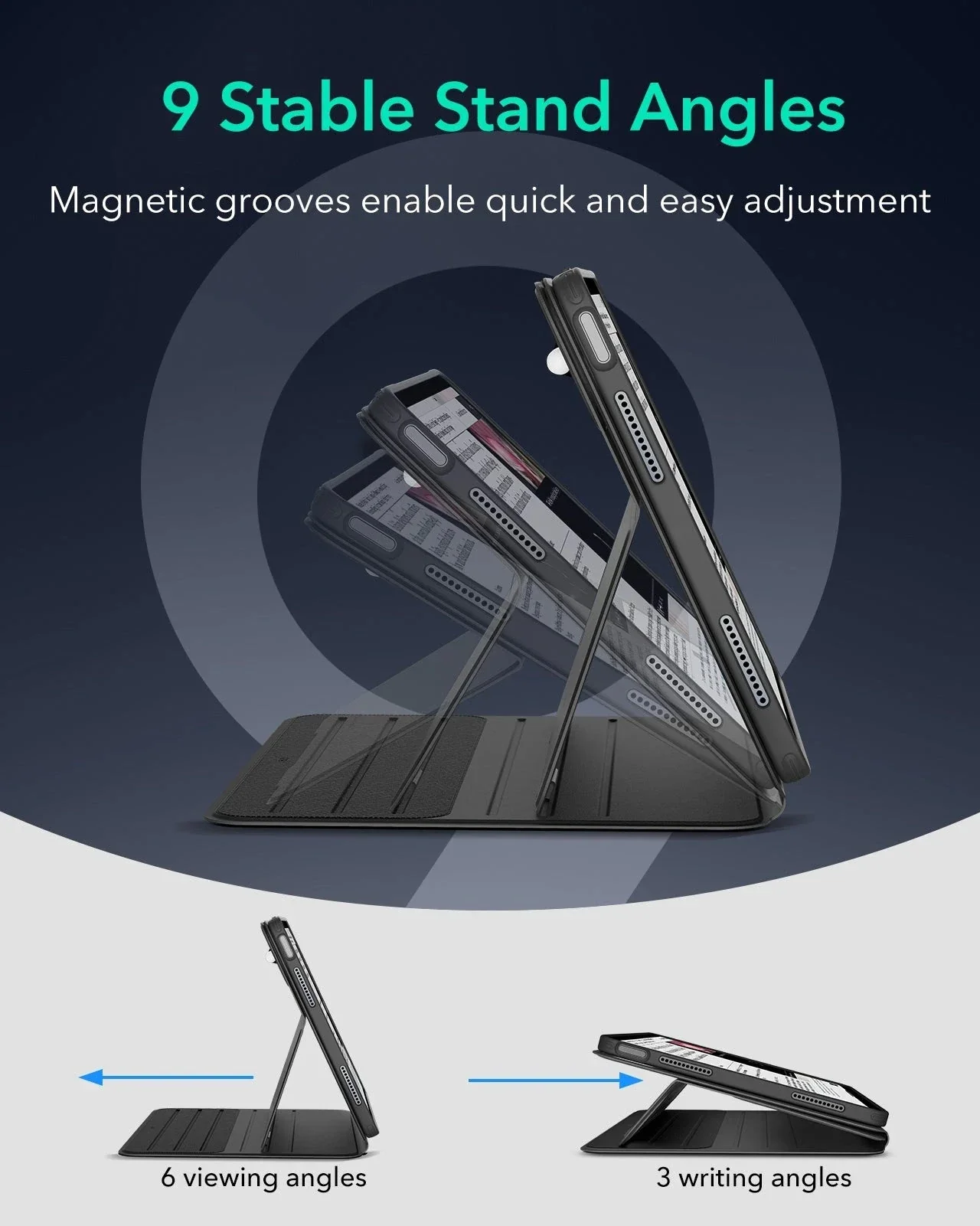 iPad Air 13" (M2) 2024 Bundle Shift Magnetic Case with Geo Digital Pencil - Lavender - Image 8