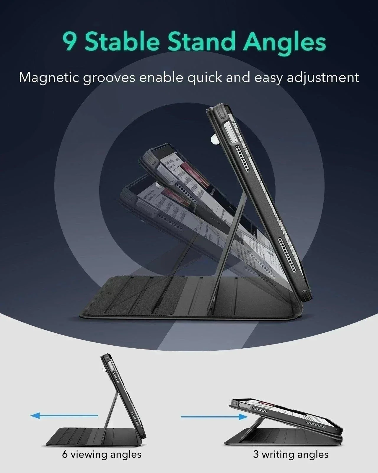 iPad 11" (A16, 2025) Shift Magnetic Case - Titanium - Image 8