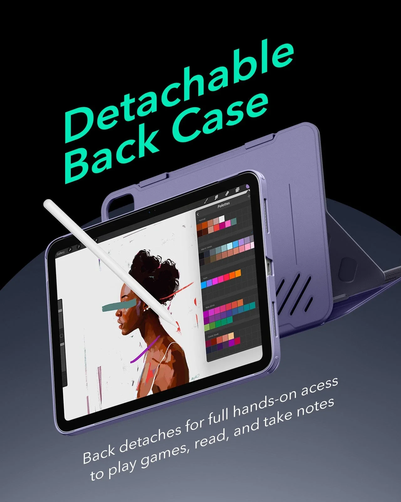 iPad 11" (A18) 2026 Shift Magnetic Case - Purple - Image 6