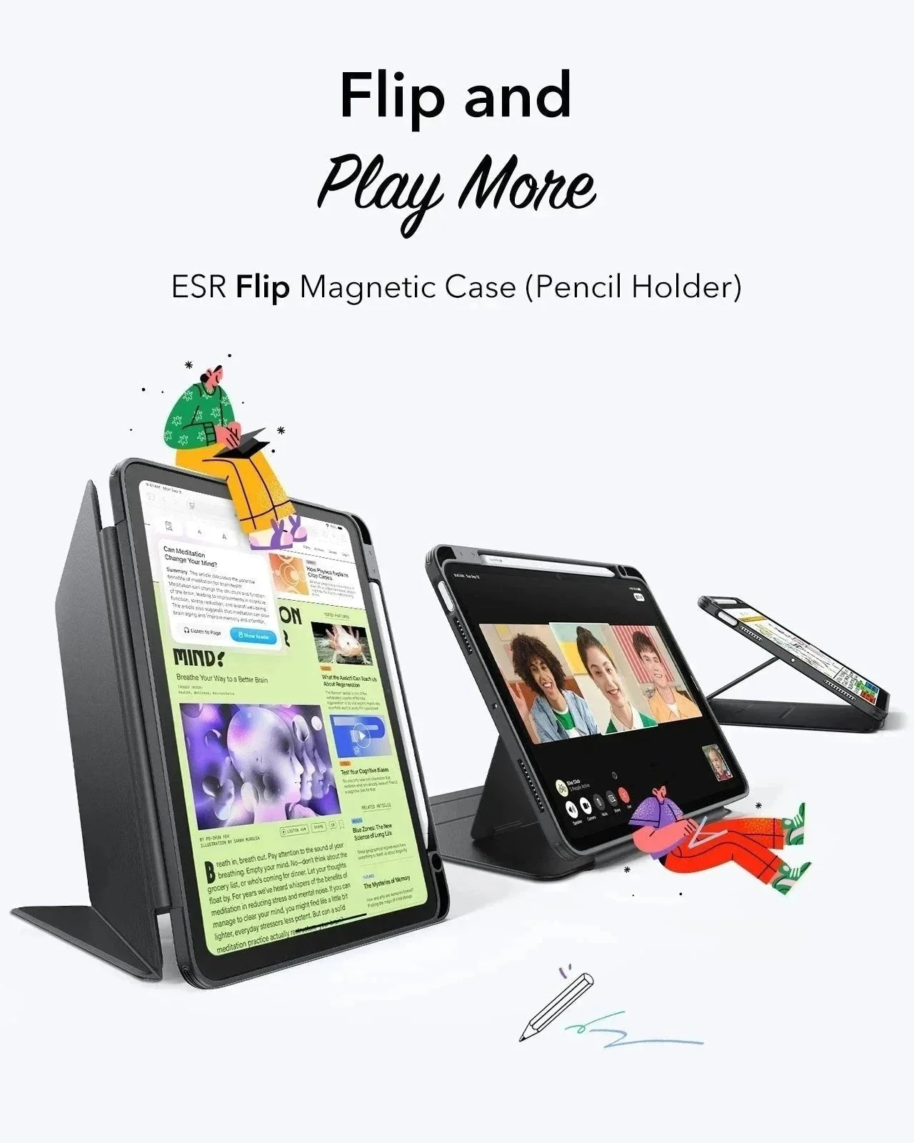 iPad Air 11" (2025) Flip Transformation Bundle - Black - Image 4