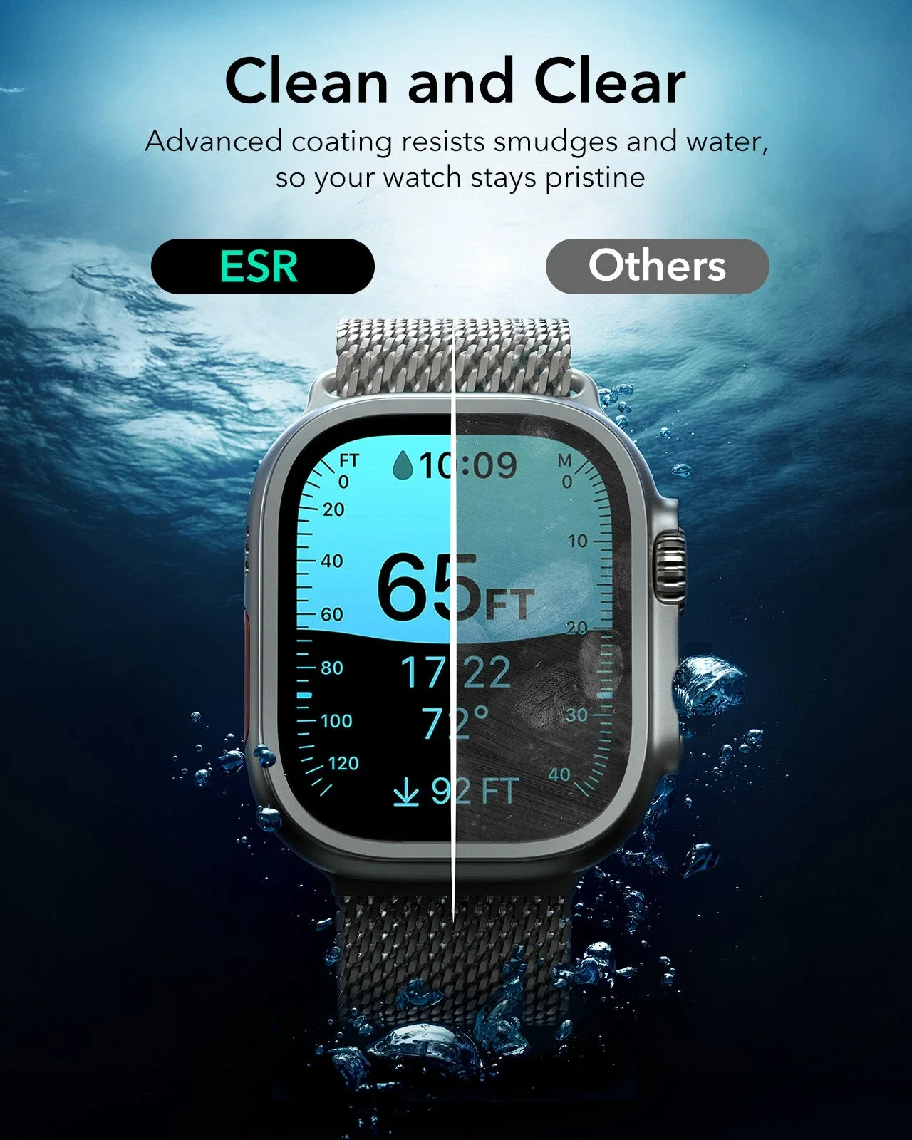 Apple Watch Ultra 3 Armorite Screen Protector - Titanium - Image 8