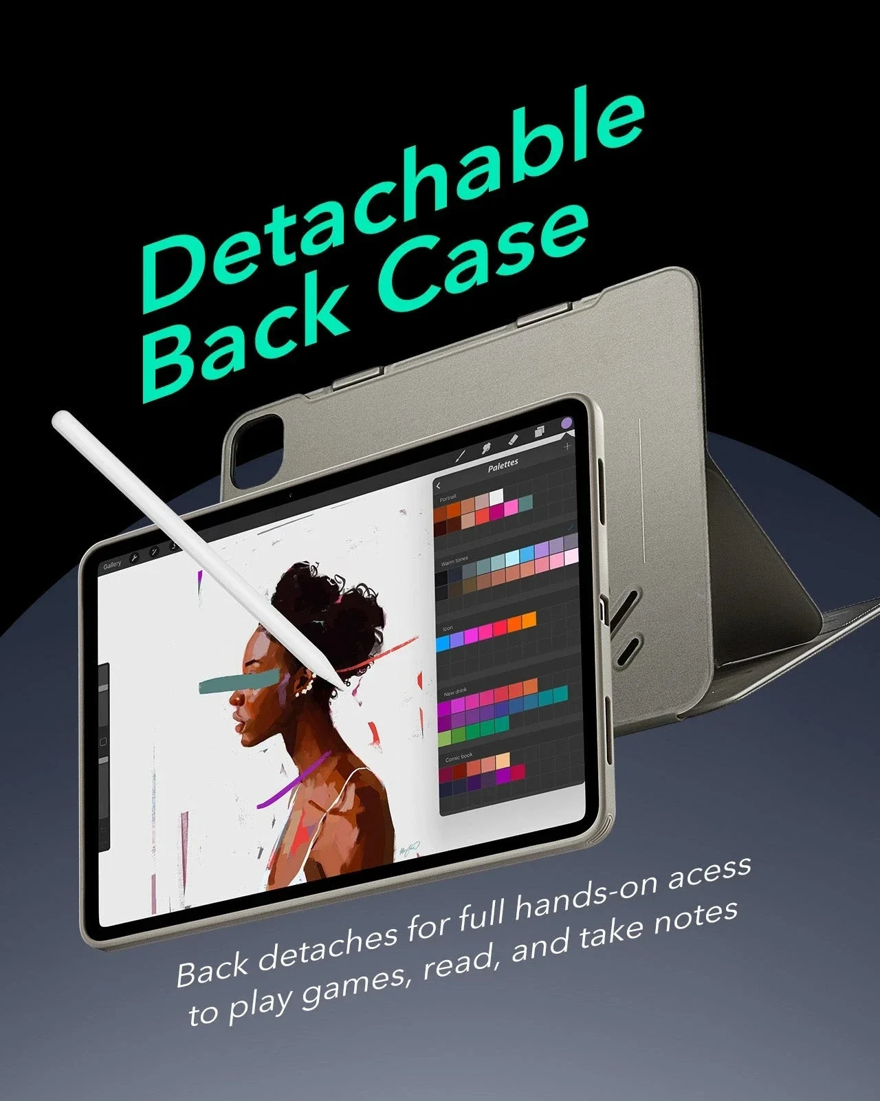 iPad Pro 13ʺ (2025) Shift Magnetic Case - Titanium - Image 6