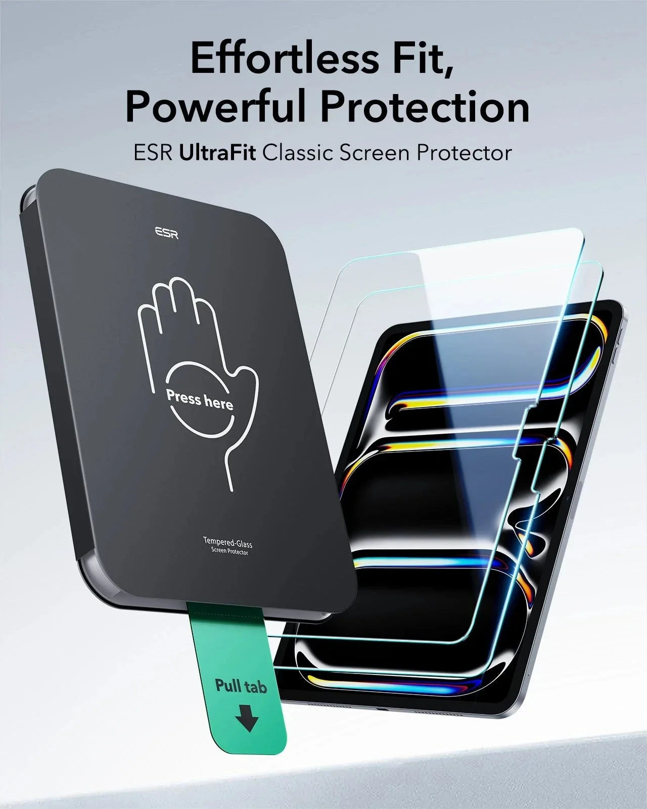 iPad Pro 13" (2024) UltraFit Classic Screen Protector – 2 Pack - Image 2