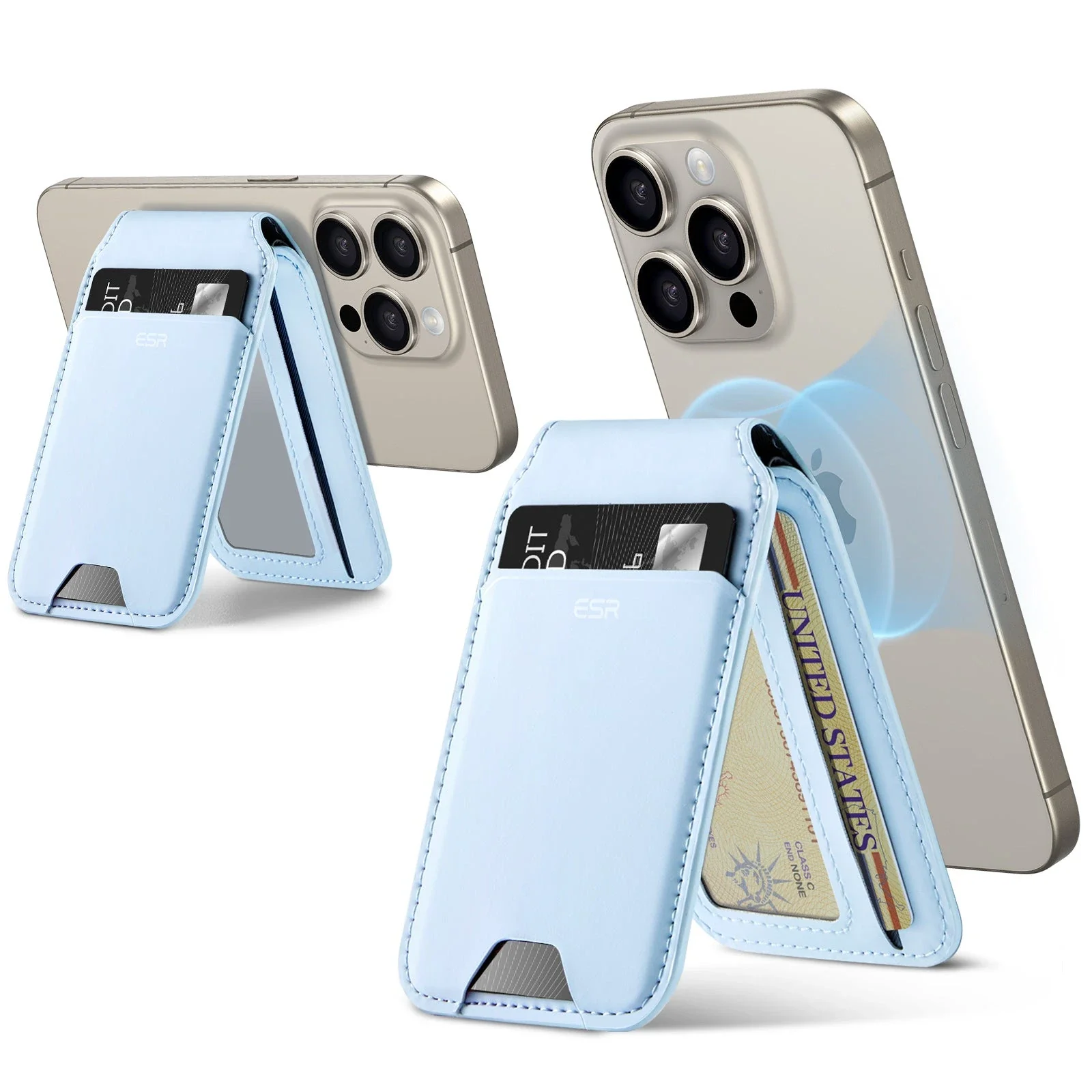 Special Offer-Vegan Leather Wallet Stand (HaloLock) - Image 4