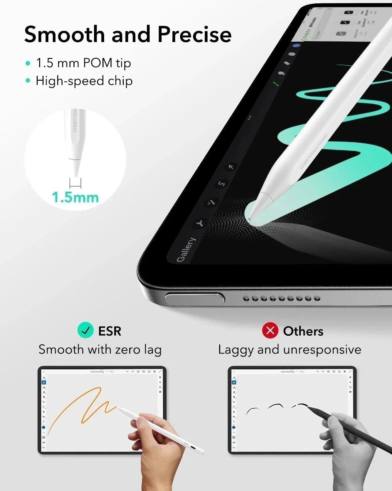 iPad Air 11” (2025) Rebound Magnetic Keyboard Case 360 Pencil Bundle-US Layout-Black - Image 12