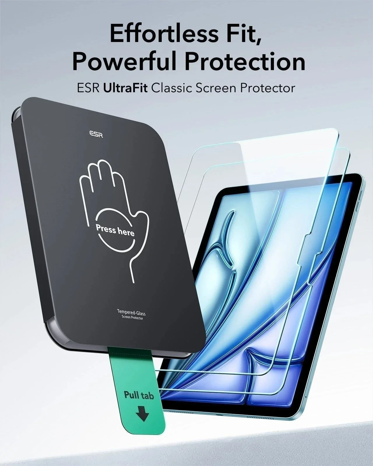iPad Air 11" (M4) 2026 Bundle Rebound Magnetic Keyboard Case 360, Armorite & Paper-Feel Screen Protectors-US-Layout-Blue - Image 2