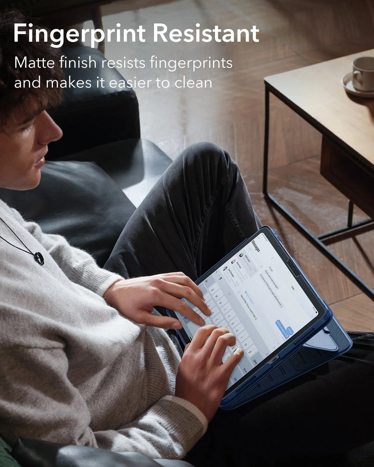 iPad 2026 Entry-level Bundle Rebound Magnetic Keyboard Case & Paper-Feel Screen Protectors - UK Layout-Black - Image 15