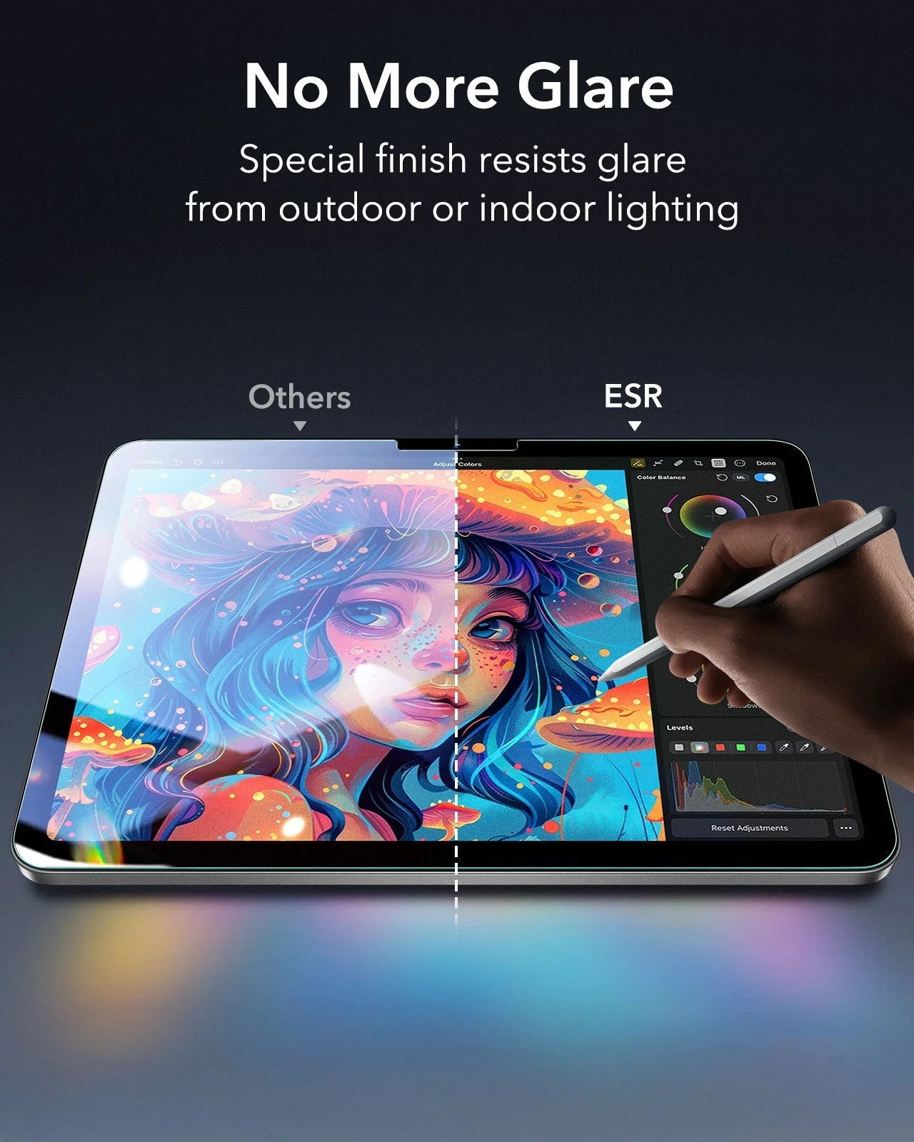 iPad 2026 Entry-level Bundle Rebound Magnetic Keyboard Case & Paper-Feel Screen Protectors - UK Layout-Black - Image 14